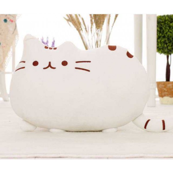 Cute Stuffed White Cat Plush Animal Soft Toy